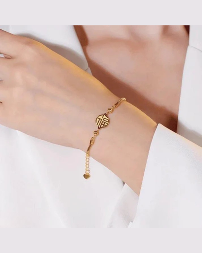 Stainless Steel Coin Bracelet