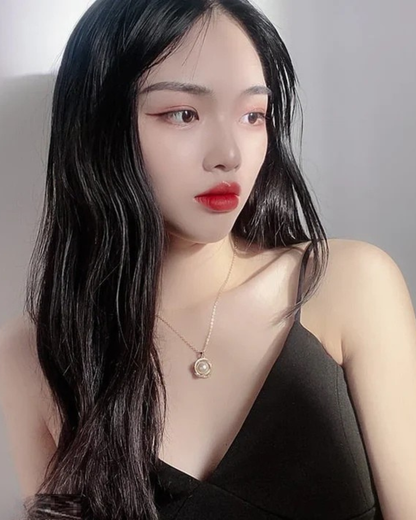 Pearl/Curb Chain Pendant